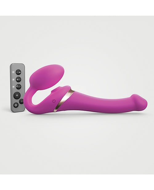 Strap-On-Me Strap-On-Me Multi Orgasm Bendable Strapless Strap-On - Fuchsia Small - Image 2
