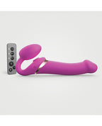 Strap-On-Me Strap-On-Me Multi Orgasm Bendable Strapless Strap-On - Fuchsia Large