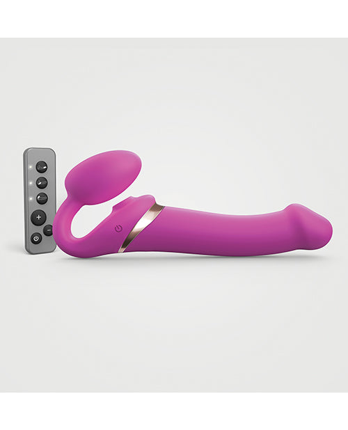 Strap-On-Me Strap-On-Me Multi Orgasm Bendable Strapless Strap-On - Fuchsia Large
