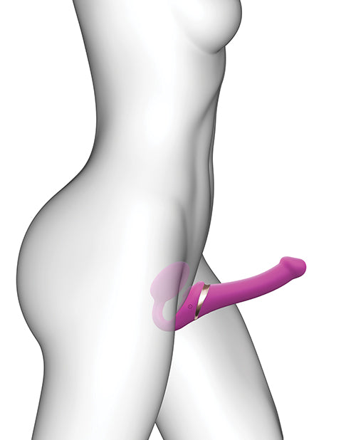 Strap-On-Me Strap-On-Me Multi Orgasm Bendable Strapless Strap-On - Fuchsia Large - Image 5