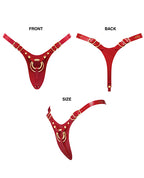 Strap-On-Me Strap-On-Me Fabulous Leatherette Harness - Red Glossy - Image 5