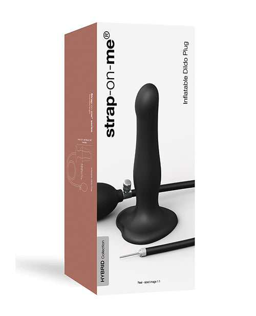 Strap-On-Me Strap-On-Me Inflatable Dildo Plug - Black - Image 4