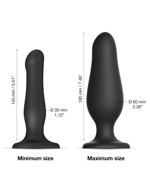 Strap-On-Me Strap-On-Me Inflatable Dildo Plug - Black - Image 3