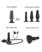 Strap-On-Me Strap-On-Me Inflatable Dildo Plug - Black - Image 5