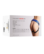 Strap-On-Me Strap-On-Me Curious Leatherette Harness - Metallic Blue - Image 4