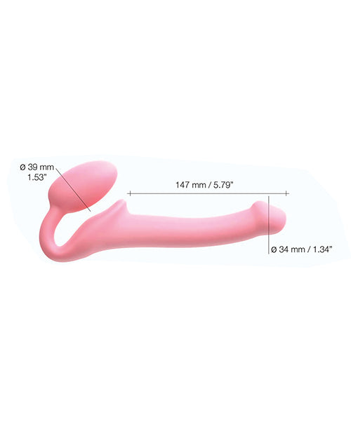 Strap-On-Me Strap-On-Me Semi-Realistic Bendable Strap-On - Pink SM - Image 5