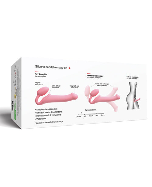 Strap-On-Me Strap-On-Me Semi-Realistic Bendable Strap-On - Pink - Image 6