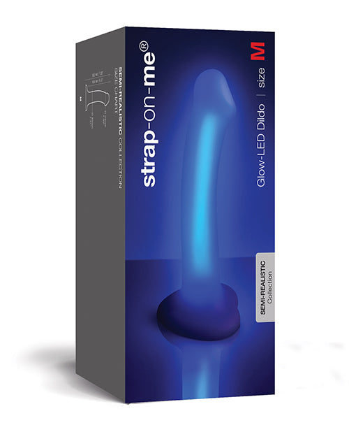 Strap-On-Me Strap-On-Me Glow-LED Dildo - Purple - Image 4