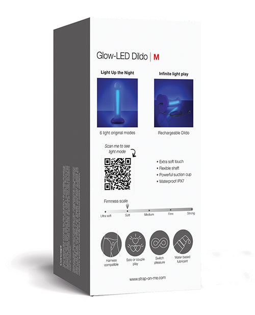 Strap-On-Me Strap-On-Me Glow-LED Dildo - Purple - Image 5