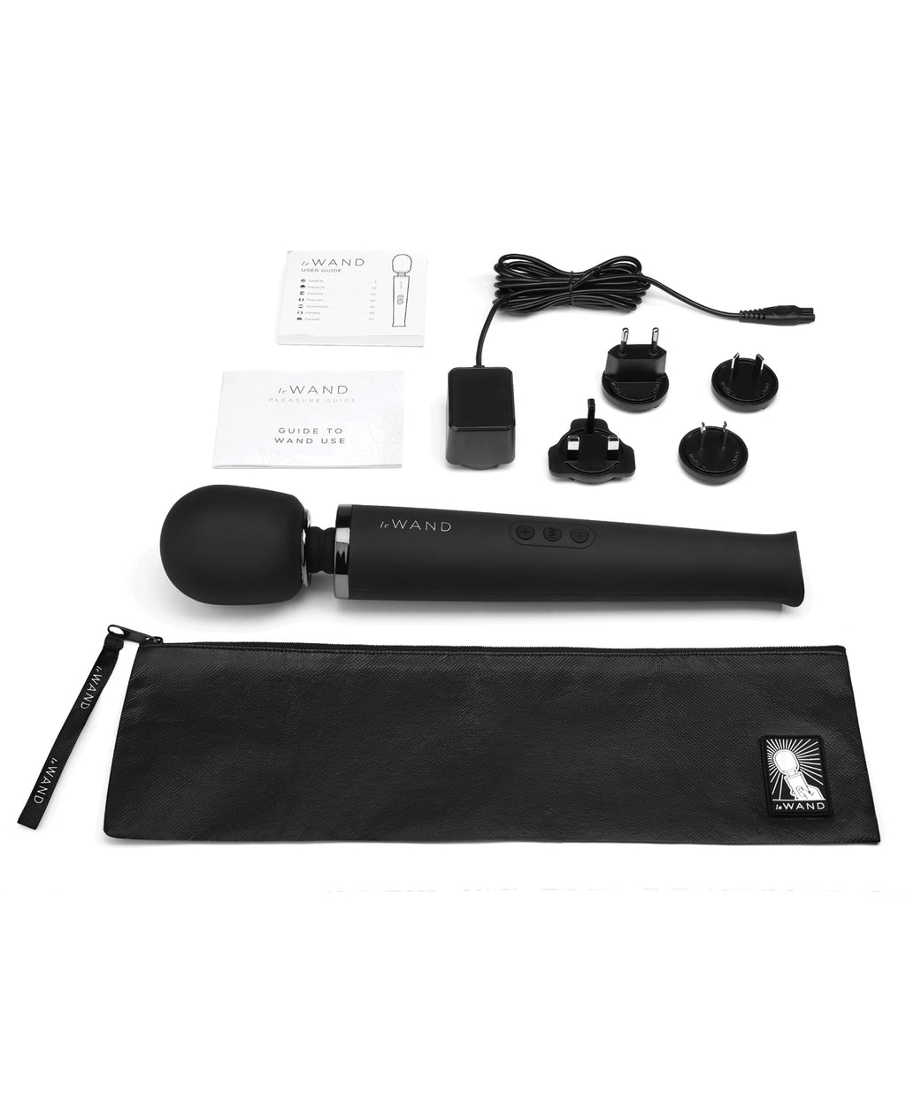 Le Wand Le Wand Rechargeable Vibrating Massager - Black - Image 4