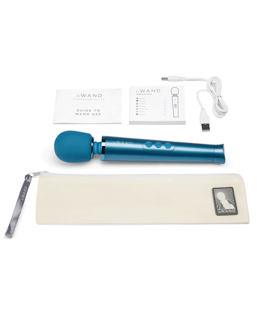 Le Wand Le Wand Petite Rechargeable Vibrating Massager - Blue - Image 4