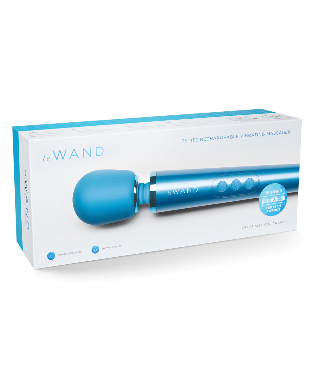 Le Wand Le Wand Petite Rechargeable Vibrating Massager - Blue - Image 5