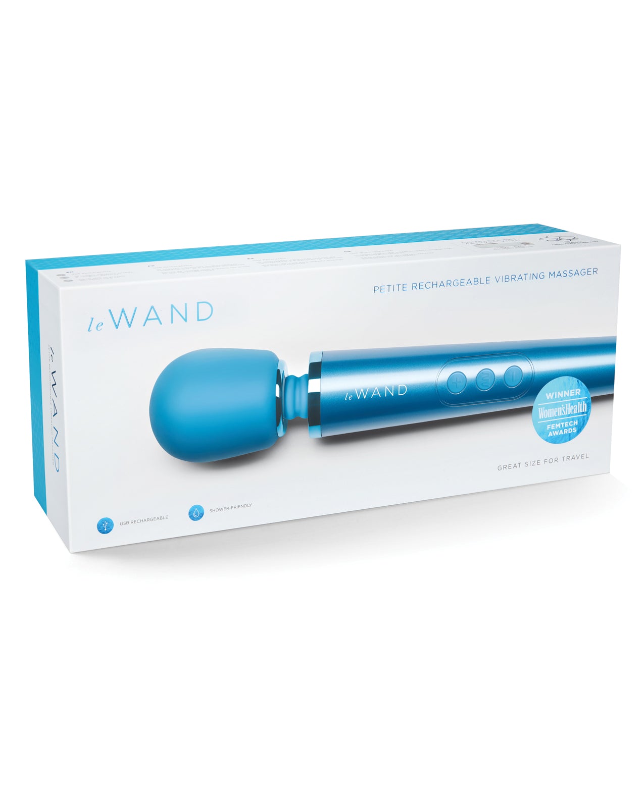 Le Wand Le Wand Petite Rechargeable Vibrating Massager - Blue - Image 5