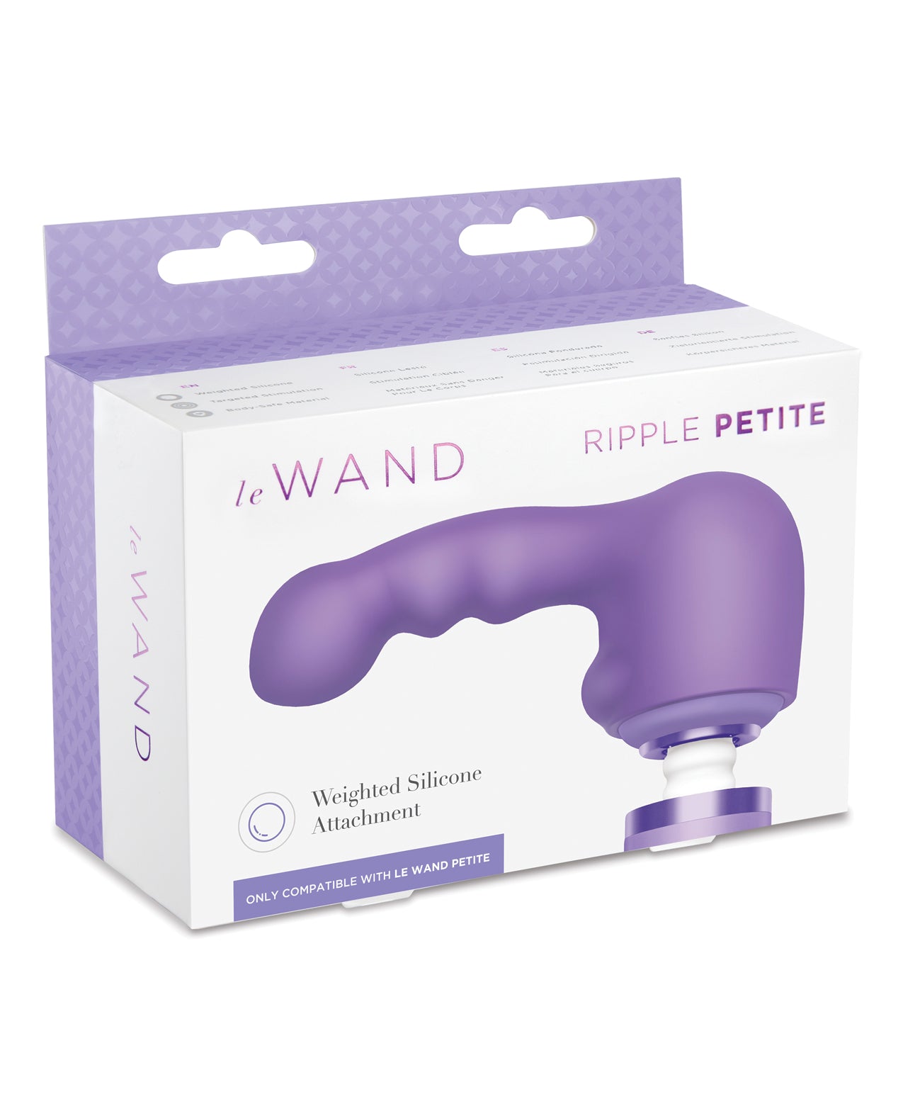Le Wand Le Wand Petite Ripple Weighted Silicone Attachment - Image 4