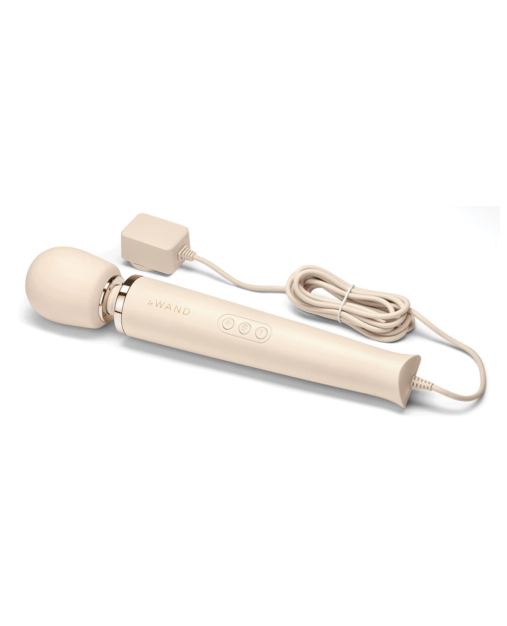 Le Wand Le Wand Plug-In Vibrating Massager - Cream - Image 3