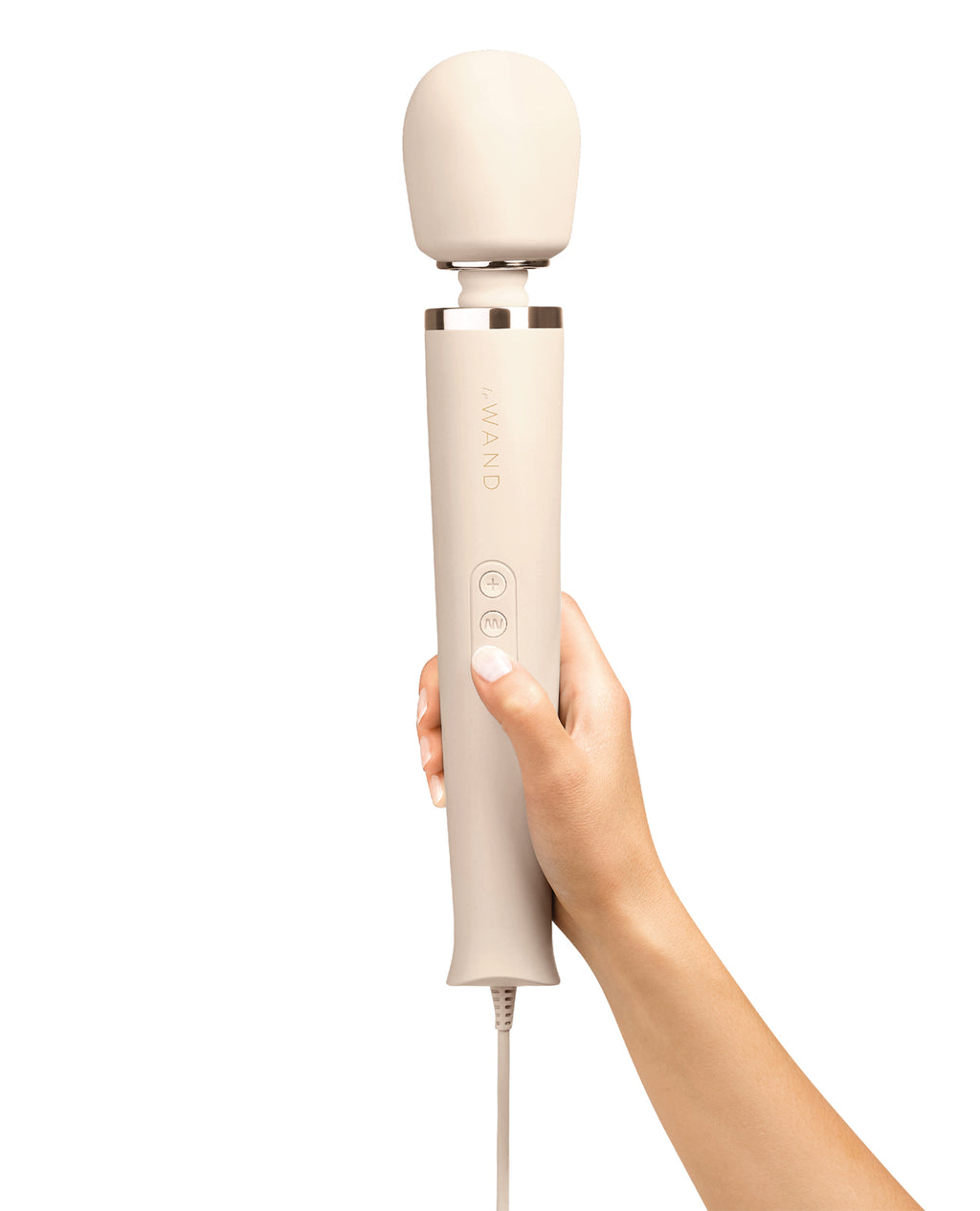 Le Wand Le Wand Plug-In Vibrating Massager - Cream - Image 4