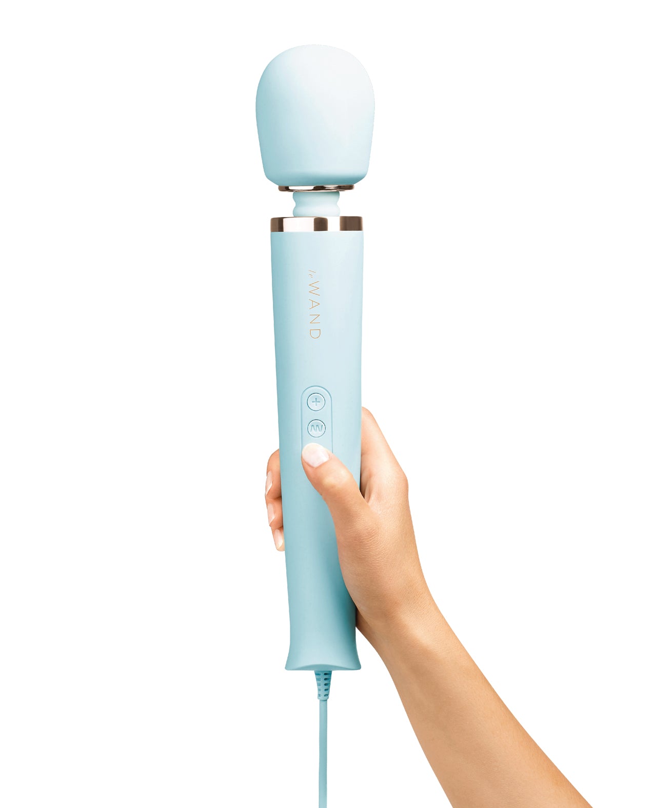 Le Wand Le Wand Plug-In Vibrating Massager - Sky Blue - Image 4