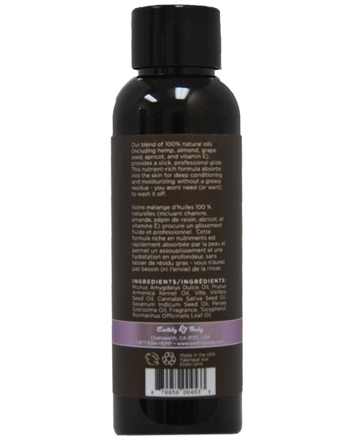 Earthly Body Earthly Body Massage & Body Oil - 2 oz Lavender - Image 2