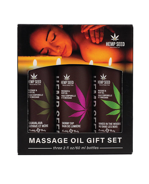 Earthly Body Earthly Body Massage Oil Gift Set - 2 oz (Skinny Dip