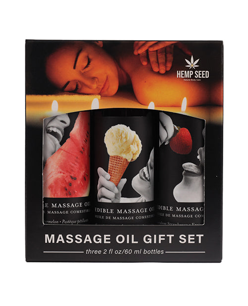 Earthly Body Earthly Body Edible Massage Oil Gift Set - 2 oz (Watermelon