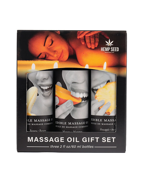 Earthly Body Earthly Body Edible Massage Oil Gift Set - 2 oz (Banana