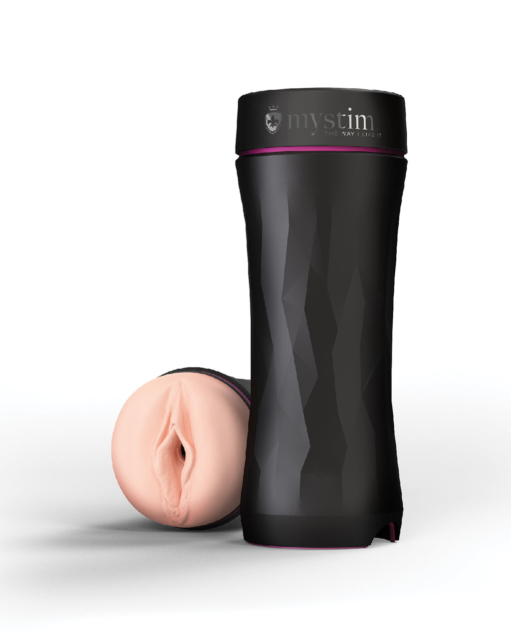 Mystim Mystim Opus E E-Stim Masturbator Sleeve - Vagina - Champagne Pink Nude - Image 3