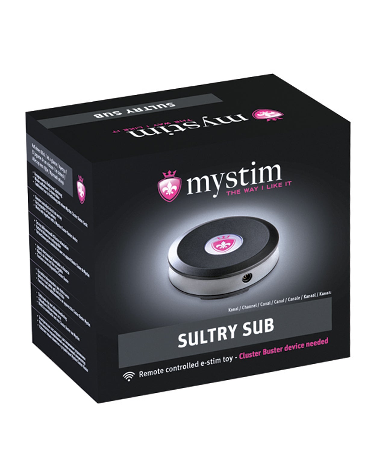 Mystim Mystim Sultry Sub Wireless Receiver - Channel 2 - Black - Image 2