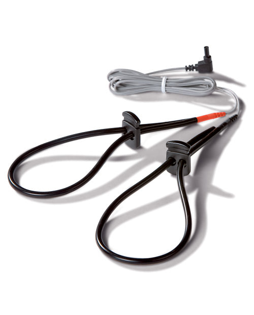 Mystim Mystim Rodeo Robin E-Stim Penis & Testicle Loop Set - Black