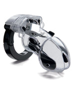 Mystim Mystim Pubic Enemy No.1 E-Stim Chastity Cage - Clear