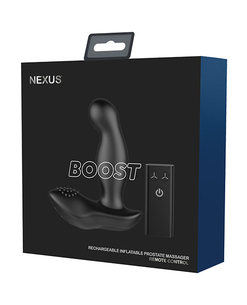 Nexus Nexus Boost Prostate Massager w/Inflatable Tip - Black - Image 5