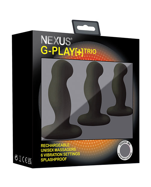 Nexus Nexus G Play Trio Rechargeable Massagers - Black - Image 2