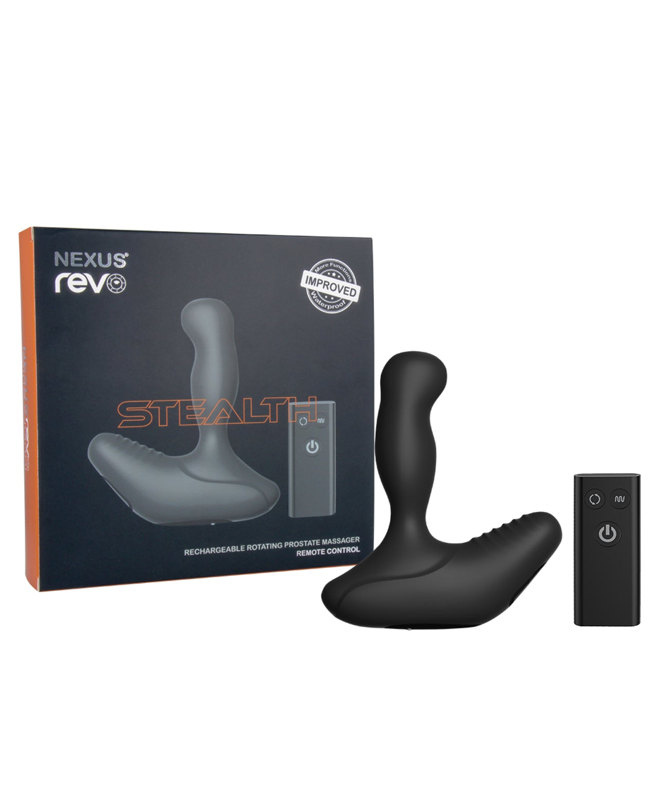 Nexus Nexus Revo Stealth Remote Control Rotating Prostate Massager - Black - Image 3