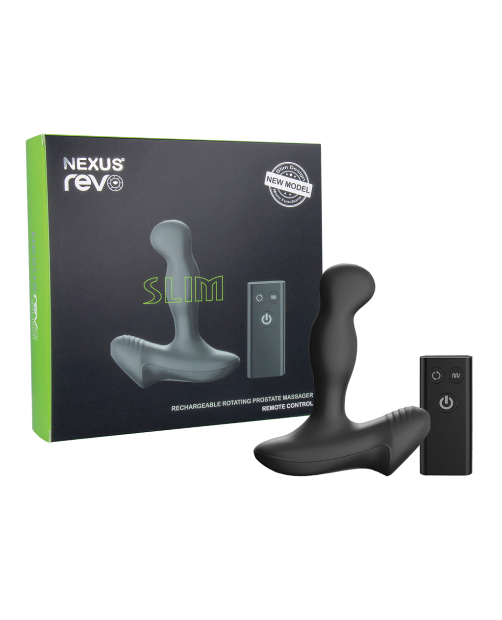 Nexus Nexus Revo Slim Rotating Prostate Massager - Black - Image 2