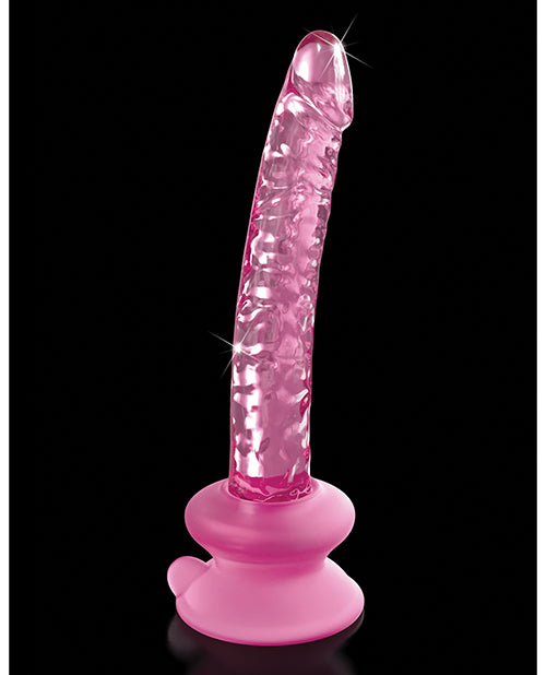 Icicles Icicles No. 86 Hand Blown Glass Massager w/Suction Cup - Pink - Image 3