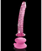 Icicles Icicles No. 86 Hand Blown Glass Massager w/Suction Cup - Pink - Image 4