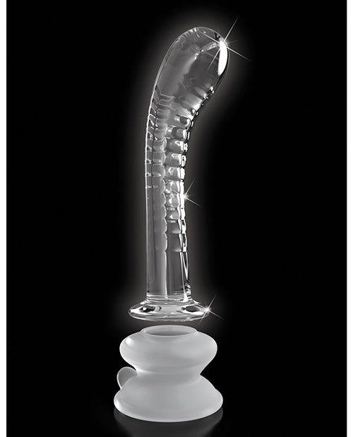Icicles Icicles No. 88 Hand Blown Glass G-Spot Massager w/Suction Cup - Clear - Image 4