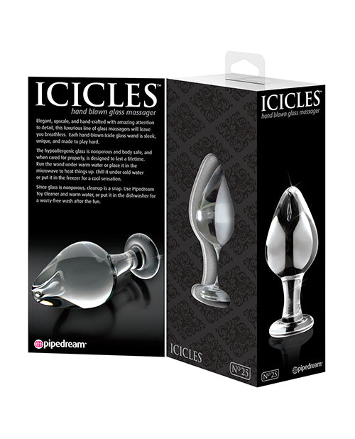 Icicles Icicles No. 25 Hand Blown Glass - Clear - Image 3