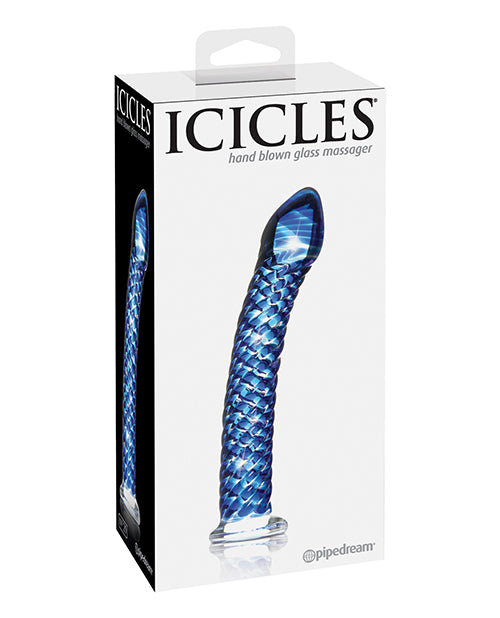 Icicles Icicles No. 29 Hand Blown Glass - Clear w/Ridges - Image 2