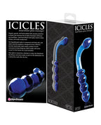 Icicles Icicles No. 31 Hand Blown Glass - Blue G Spot - Image 3
