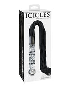 Icicles Icicles No. 38 Hand Blown Glass Handled Whip - Clear - Image 3