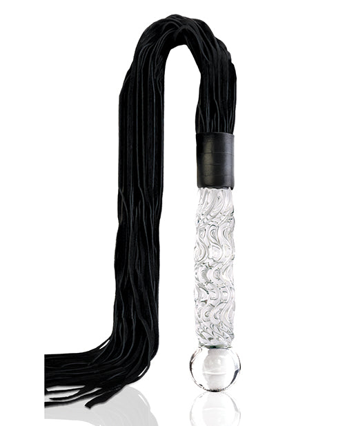 Icicles Icicles No. 38 Hand Blown Glass Handled Whip - Clear