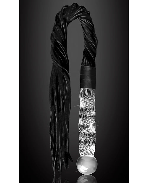 Icicles Icicles No. 38 Hand Blown Glass Handled Whip - Clear - Image 5