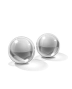Icicles Icicles No. 42 Hand Blown Glass Medium Ben Wa Balls - Clear