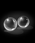 Icicles Icicles No. 42 Hand Blown Glass Medium Ben Wa Balls - Clear - Image 4