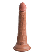 King Cock Elite King Cock Elite 7" Dual Density Silicone Cock - Tan/Dusty Rose Nude