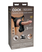 King Cock Elite King Cock Elite Ultimate Vibrating Silicone Body Dock Kit w/Remote - Image 5