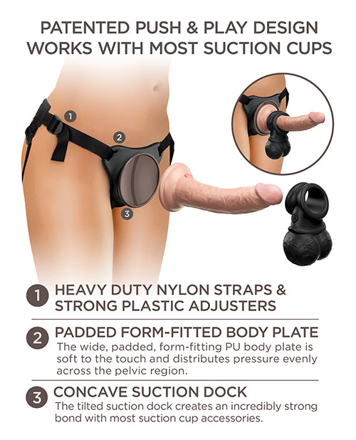 King Cock Elite King Cock Elite Ultimate Vibrating Silicone Body Dock Kit w/Remote - Image 4