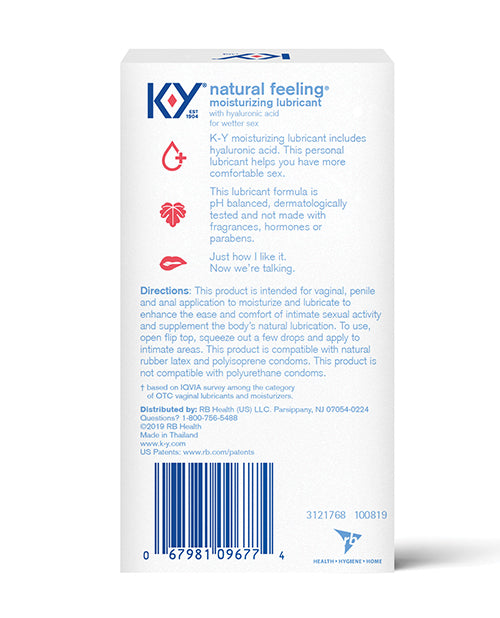 K-Y K-Y Natural Feeling with Hyaluronic Acid - 1.69 oz - Image 2