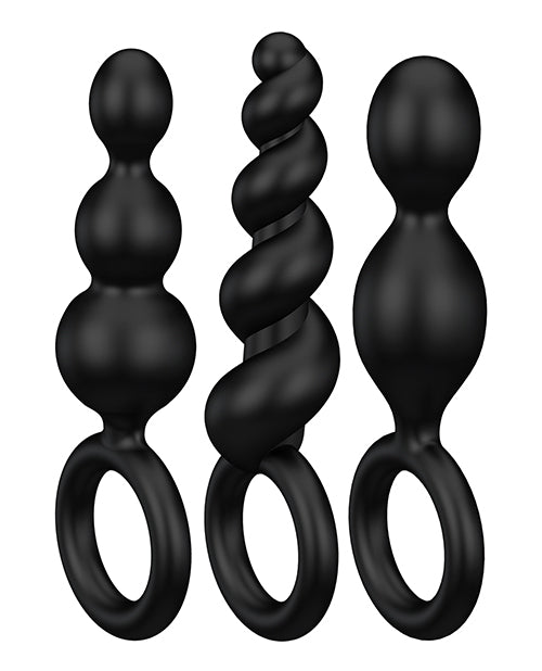 Satisfyer Satisfyer Booty Call Plugs - Set of 3 Black