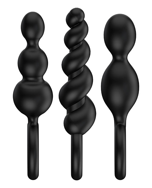 Satisfyer Satisfyer Booty Call Plugs - Set of 3 Black - Image 3